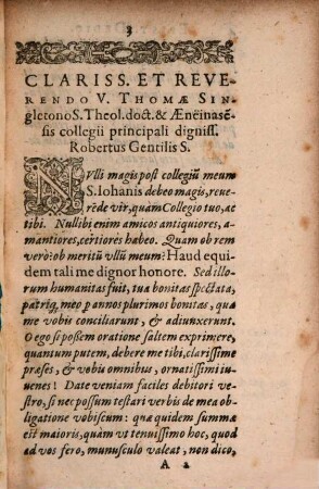 Alberici Gentilis Iurisconsulti Professoris Regii, Disputationes tres: I, De libris Iuris Canonici. II, De libris Iuris Civilis. III, De Latinitate veteris Bibliorum versionis male accusata