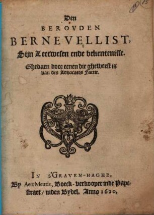 Den berovden Bernevellist, sijn leetwesen ende bekentenisse