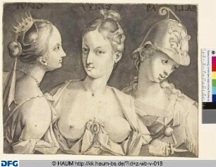 Juno, Venus, Pallas Athena