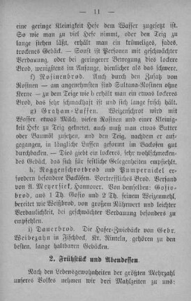 2. Frühstück und Abendessen
