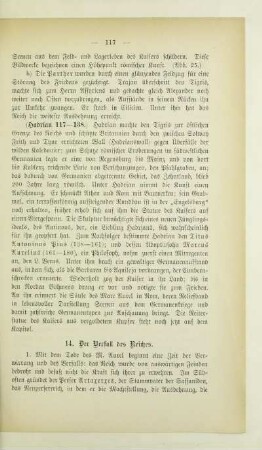 14. Der Verfall des Reiches