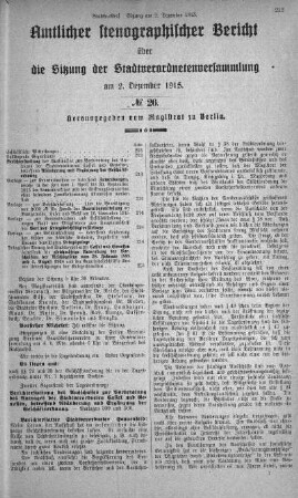 No. 26, 2. Dezember 1915