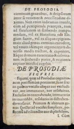 De Prosodiae Figuris.