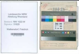 Entnazifizierung Friedrich Walbersdorf , geb. 09.01.1893 (Arbeiter)