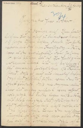 Brief an B. Schott's Söhne : 29.04.1898