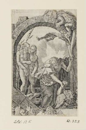 Christus in der Vorhölle, Blatt 14 der Folge "Kupferstich-Passion"