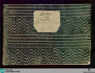 Romeo und Julie - Don Mus.Ms. 183 : LorB 483