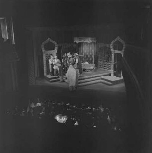 Freiberg. Stadttheater, Szene einer Aufführung