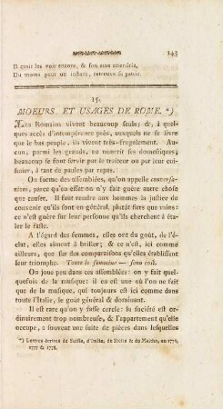 15. Moeurs Et Usages De Rome