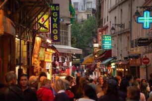 Paris - Quartier Latin : Gasse im Quartier Latin, Paris, 2006