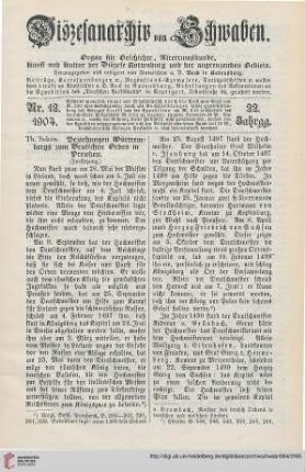 22: Beziehungen Württembergs zum Deutschen Orden in Preußen, [15]