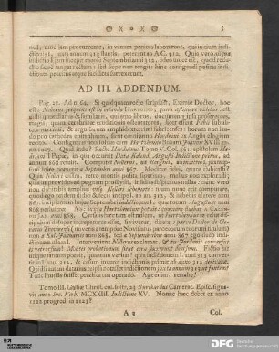 AD III. Addendum.