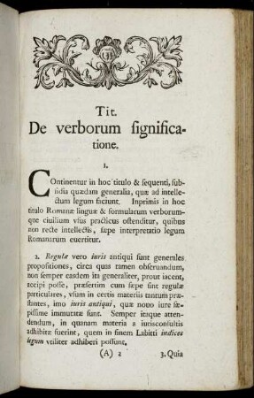 Tit. De verborum significatione.