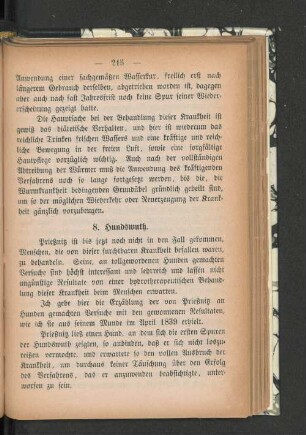 8. Hundswuth.