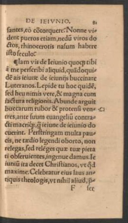 Commentariolus De Ieiunio.