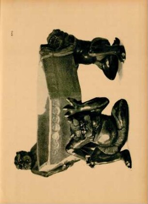 BFC [Coupe en poterie, portée par trois diables, par Dôhatshi]