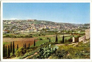 Nazareth. Blick gegen Norden