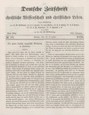 339-344 Der zehnte deutsche evangelische Kirchentag in Hamburg : Schluß