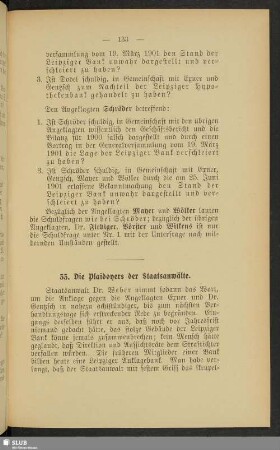 33. Die Plaidoyers der Staatsanwälte