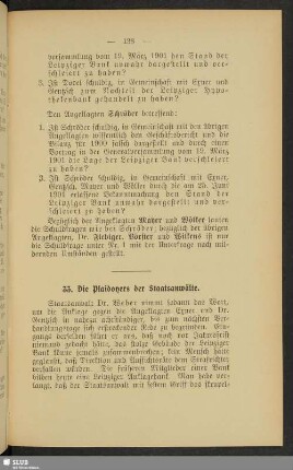33. Die Plaidoyers der Staatsanwälte