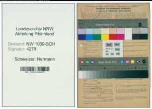 Entnazifizierung Hermann Schweizer , geb. 31.05.1910 (Studienrat)