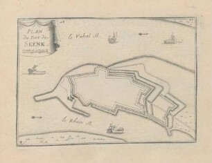 Plan du Fort de Skenk [= Fort Pannerden]