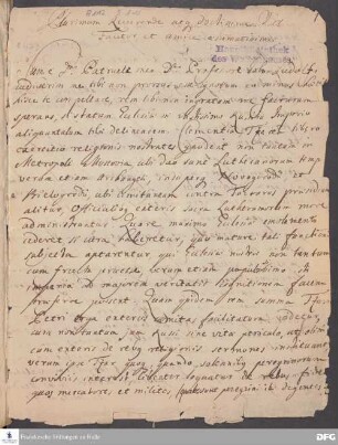 Brief von Heinrich Wilhelm Ludolf an August Hermann Francke.
