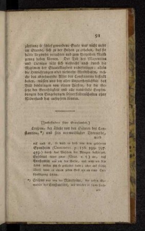 [Insbesondere seine Grausamkeit.]