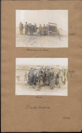 Schießübungen bei Ostende