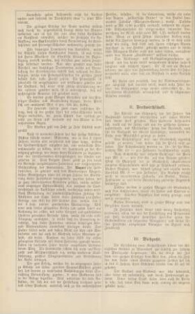 III. Viehzucht.