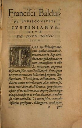 Iustinianus : Sive de iure novo, commentariorum libri IIII