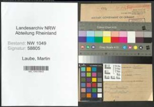 Entnazifizierung Martin Laube , geb. 22.04.1902 (Lehrer)