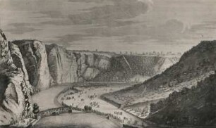 Sprengjagden im Plauenschen Grunde am 26.9.1719. Kupferstich. Dresden: Staatliche Kunstsammlungen, Kupferstich-Kabinett I 1186