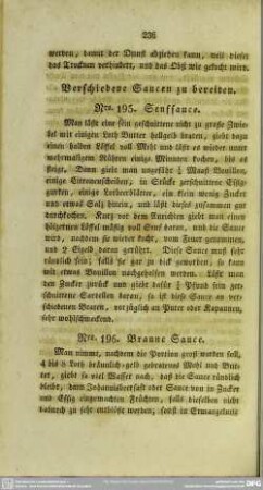 Verschiedene Saucen zu bereiten