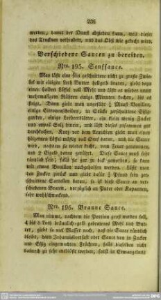 Verschiedene Saucen zu bereiten