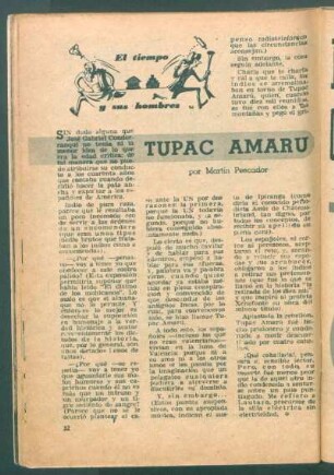 Tupac Amaru : El tiempo y sus hombres