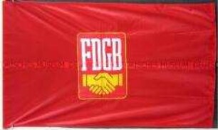 Fahne des Freien Deutschen Gewerkschaftsbundes