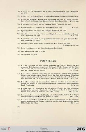 Porzellan (Nr. 772-827)