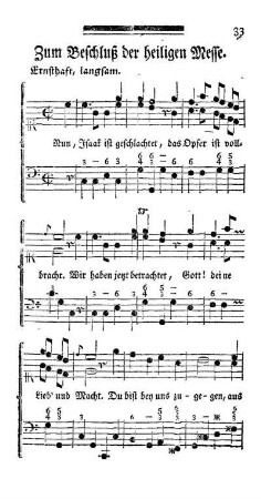 Zum Beschluß der heiligen Messe.