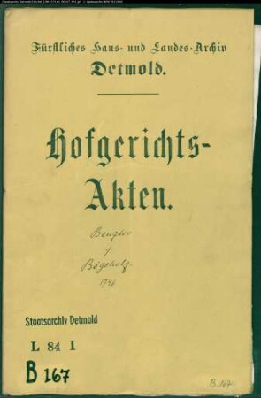 Benzler, Lorenz' Erben gegen Henrich Herman Bögeholz in Lage
