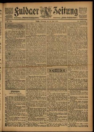 Ausgabe vom Mittwoch, den 29. Juli 1903.