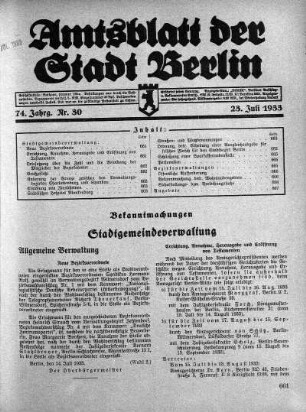 1933,30: Nr. 30, 23. Juli 1933