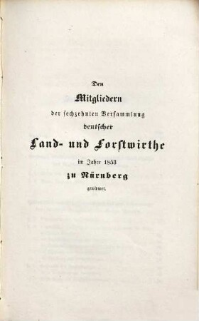 Beschreibung des Reichswaldes bei Nürnberg in geschichtlicher und wirthschaftlicher Beziehung : mit einer Uebersichtskarte