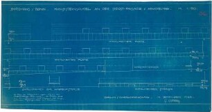 Bestelmeyer, German; Bonn (Nordrhein-Westfalen), Mühlheimerplatz; Verwaltungsgebäude - Mappe 2: Süd-Ostfassade, Sockel (Abwicklung; Detail)