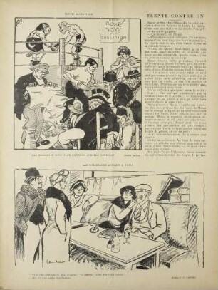 Match balkanique; Les Souteneurs anglais à Paris