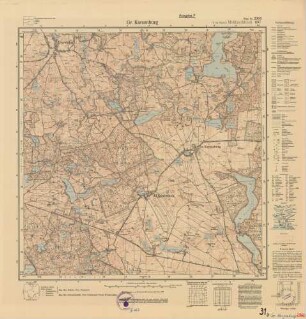 2066 (alte Nr.: 697) Gr. Karzenburg, Meßtischblatt (4cm - Karte)