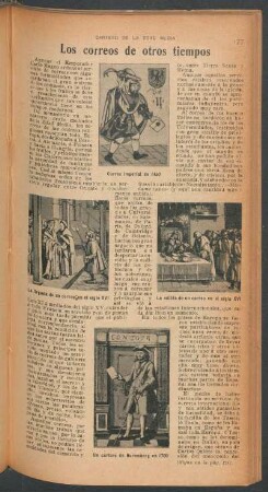 Los correos de otros tiempos : Catero de la Edad Media