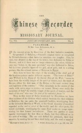 No. 1. January - February, 1876