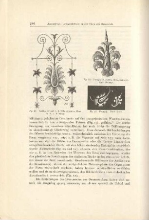 Fig. 20. Antikes Mosaik i. d. Villa Albani z. Rom ; Fig. 21. Pompeji ; Fig. 22. Perugia