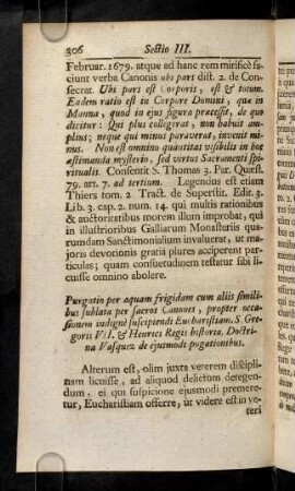 306-316, Purgatio per aquam frigidam cum aliis similibus sublata ...